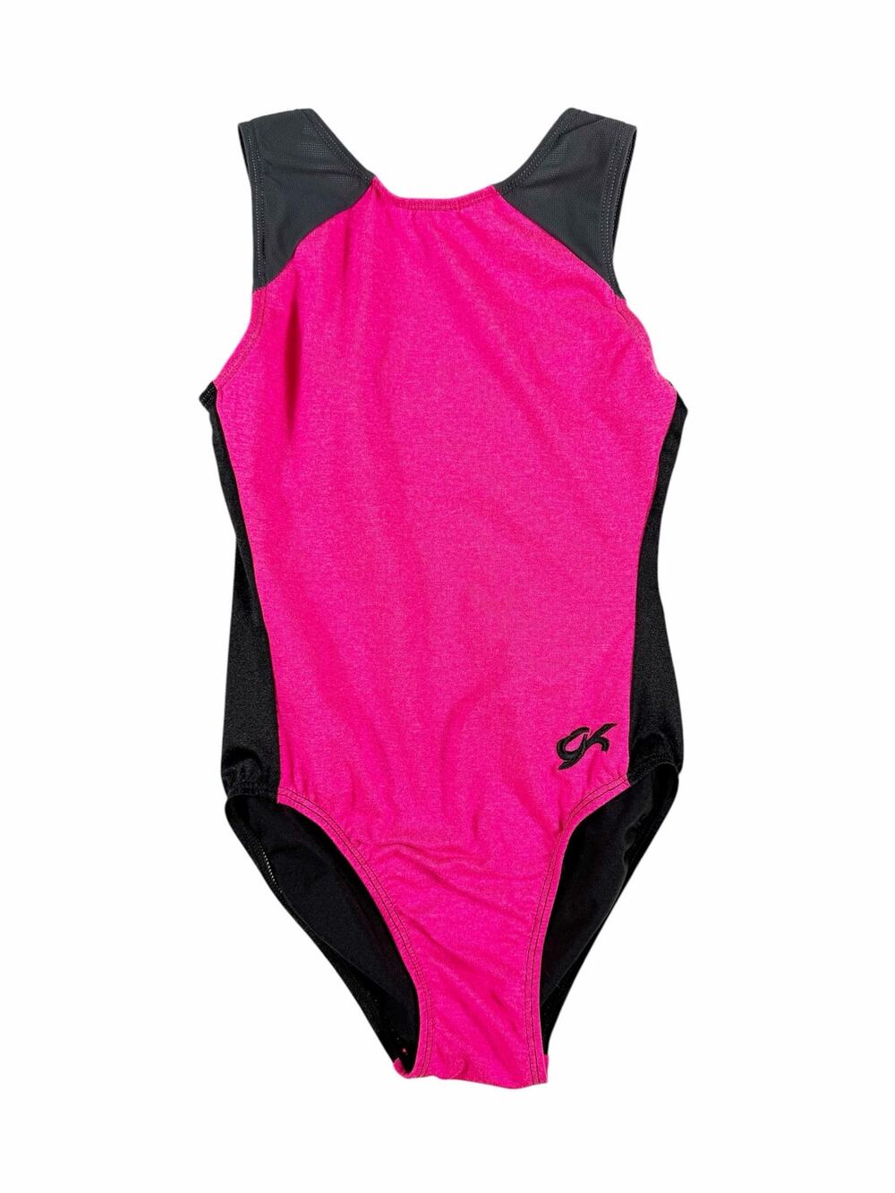 GK Elite Gymnastics Leotard Pink Black Adult Size Extra Small AXS